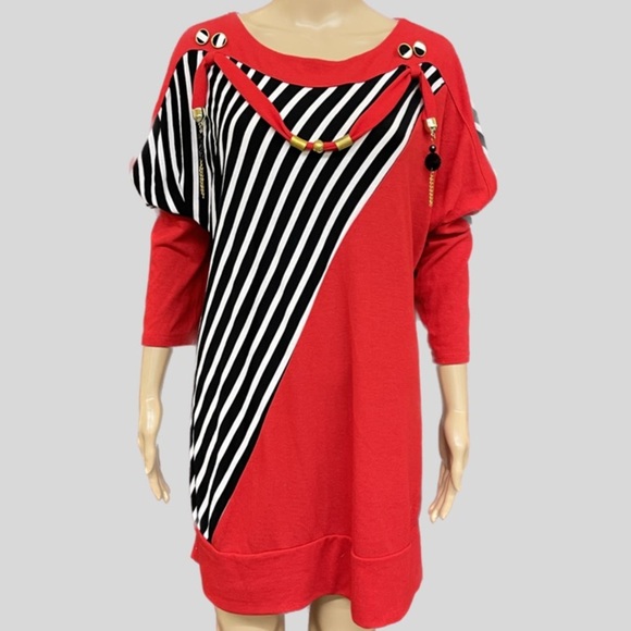 Dila USA Retro 80’s embellished top size 3X - Picture 1 of 10